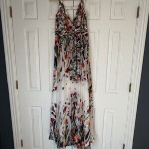 Badgley Mischka floral gown